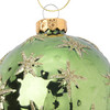 Weihnachtskugel mit Sternen