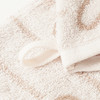 Waschhandschuh mit Herz-Allover