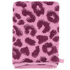 Waschhandschuh mit Leo-Muster rosa