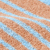 Waschhandschuh mit Streifenmuster