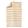 Gästetuch mit Streifenmuster beige / creme