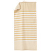 Handtuch mit Streifenmuster beige / creme