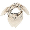 Damesdoek met all-over-patroon lichtbeige