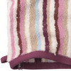 Waschhandschuh mit bunten Streifen