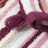 Waschhandschuh mit bunten Streifen