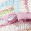 Waschhandschuh mit bunten Streifen