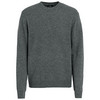 Herren Strickpullover mit Woll-Anteil dunkelgrau