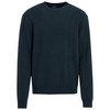 Herren Strickpullover mit Woll-Anteil dunkelblau