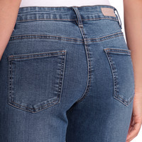 7 8 Damen Straight Jeans Mit Fransen Ernsting S Family