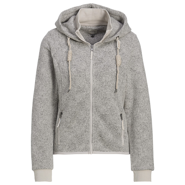 Damen Strickfleece-Jacke