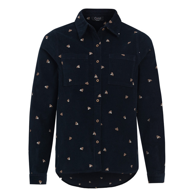 Damen Cordbluse