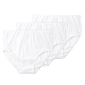 3 Damen Slips mit Mäusezähnchen-Spitze