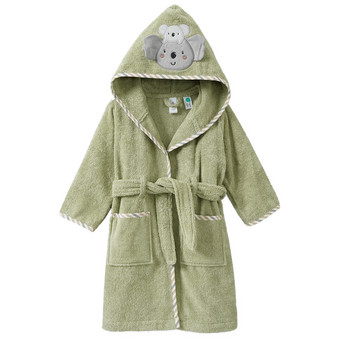 Baby Bademantel mit Koala-Applikation