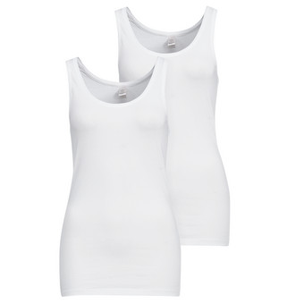 2 Damen Unterhemden unifarben
