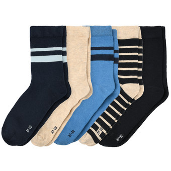 5 Paar Jungen Socken in verschiedenen Dessins