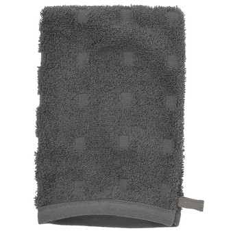 Waschhandschuh mit grafischer Struktur