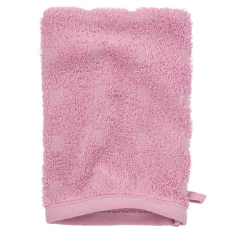 Waschhandschuh mit grafischer Struktur