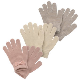 3 Paar Mädchen Handschuhe im Set