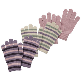 3 Paar Mädchen Handschuhe im Set