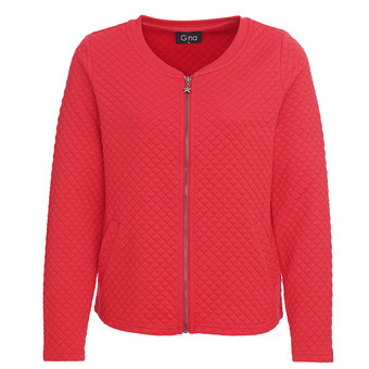 Damen Sweatjacke aus strukturiertem Material | Ernsting's family Damen Sweatjacke aus strukturiertem Material | Ernsting's family