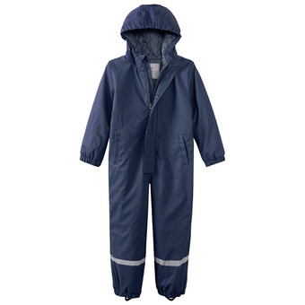 Kinder Regenoverall mit gestepptem Futter