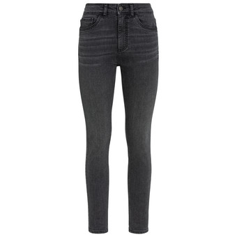 Damen Skinny Jeans mit Used-Waschung