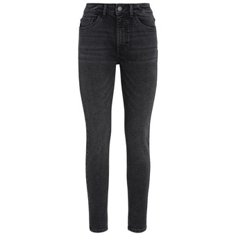 Damen Skinny Jeans mit Used-Waschung
