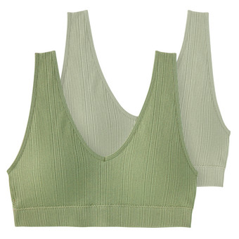 2 Damen Bustiers mit Feinripp-Struktur
