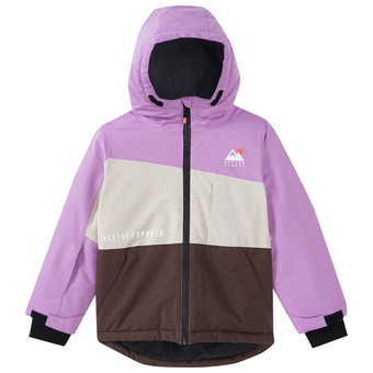 Mädchen Schneejacke mit Farbteilern