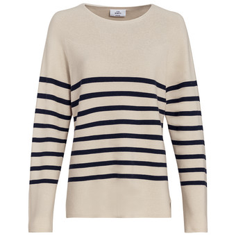 Damen Feinstrickpullover mit Streifenmuster