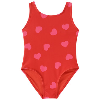 Baby Badeanzug mit Herz-Allover