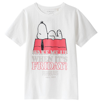 Peanuts T-Shirt mit Brust-Print