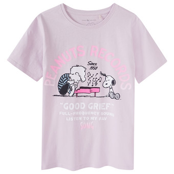 Peanuts T-Shirt mit Brust-Print