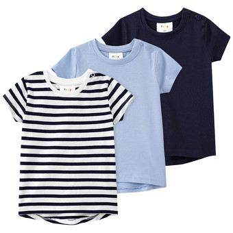 3 Baby T-Shirts im Basic-Look