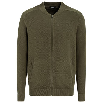 Herren Strickjacke mit Reißverschluss