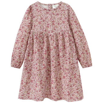 Mädchen Musselin-Kleid mit Blümchen