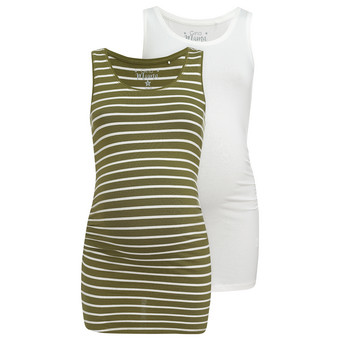 2 Damen Umstands-Tops im Set