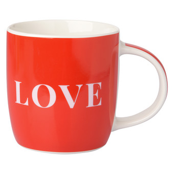 Tasse mit Schriftzug