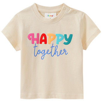 Baby T-Shirt mit Message-Print