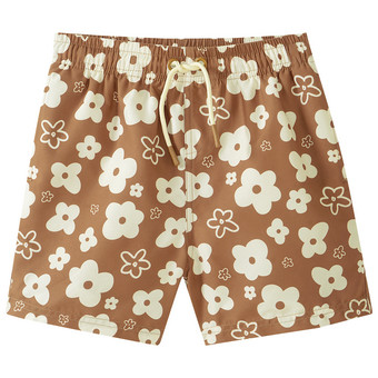 Jungen Badeshorts mit Blumen-Allover