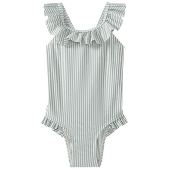 Baby Badeanzug mit Seersucker-Streifen