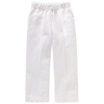 Mädchen Leinen-Hose mit Tunnelzug