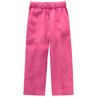 Mädchen Leinen-Hose mit Tunnelzug