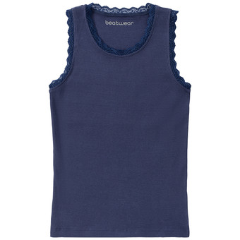 Mädchen Top mit Spitze