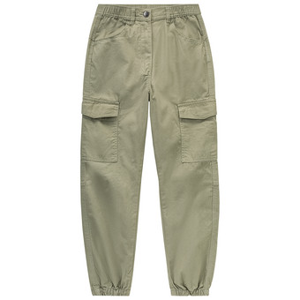 Mädchen Cargohose unifarben