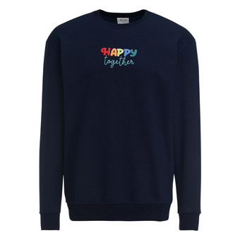 Herren Sweatshirt mit Message-Print
