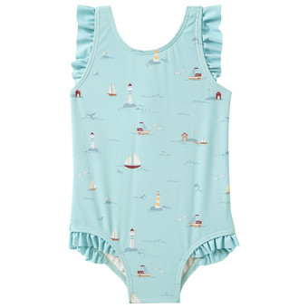 Baby Badeanzug mit Segelschiffen