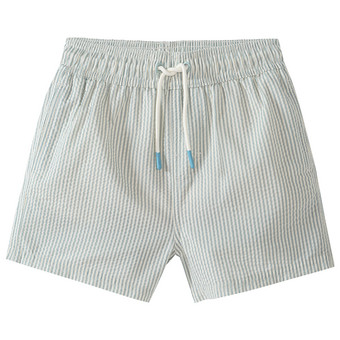 Jungen Badeshorts mit Seersucker-Streifen