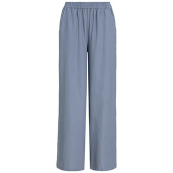 Damen Leinen-Hose mit Elastikbund