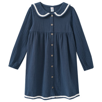 Mädchen Musselin-Kleid aus Baumwolle